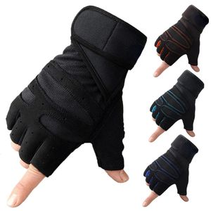 Sports Gloves 1 Pair Half Finger Cycling Weight Lifting Antislip Wrist Guard Exercise Bicycle Gym Workout 231114