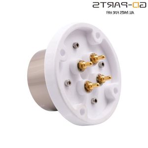 Base per presa per tubo a vuoto in ceramica Jumbo a 4 pin di fascia alta Freeshipping per 845 805 211 810 FU-5 Hifi Audio AMP fai da te placcato in titanio 1P Euur