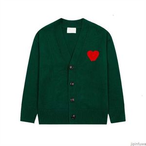 Designer amis cardigan tröja är jag paris hoodies amiparis coeur love heart jacquard man kvinna france mode varumärke långärmad kläder tröjor 7rt8