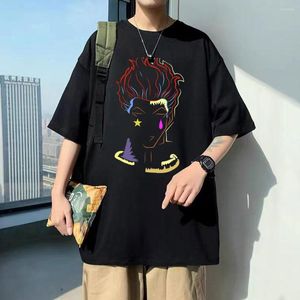 Męskie koszulki anime x hisoka printowana koszula streetwear mody harajuku tshirt krótkie rękawy mężczyźni kobiety manga swobodne koszulki