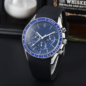 Luxus-Designer-Automatik-Quarzuhr für Herren, automatische Tachymeter-Vielseitigkeit, Stahlband, 6 Zeiger, Uhren O4