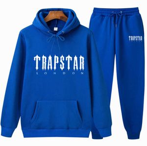 New Men's Tracksuit Trapstar Fashion Hoodie Sportswear Men Roupes jogging masculino casual running sport ternos designer panter 2pcs conjuntos e women clássico design 30ess