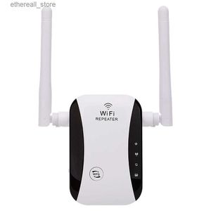 Routers 2022 NEW 500m 4G 5G Wireless Wifi Repeater 300Mbps Network Wifi Router Extender Signal Amplifier 2 antenna Booster Access Point Q231114