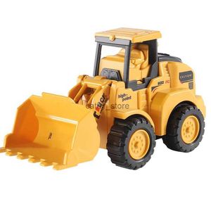 Diecast Model Cars Engineering Vehicle Toys Press Sliding Simulation Excavator Bulldozer Doll Children Model Educational ToyKidsl231114