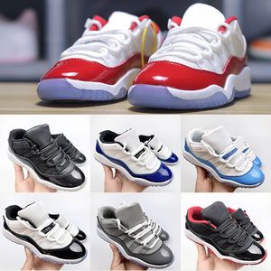 Retro Buty dla dzieci 11 chłopców Low Basketball Jumpman 11s Dzieci Black Sneaker Chicago Projektant wojskowy szary trenerzy dziecięcy dzieci młode niemowlęta