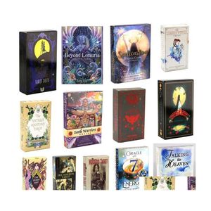 CARTÃO DE GETURAÇÃO Tarot Card Games Liner Dreams Toy Divination Star Spinner Muse Hoodoo Occt Ridetarot del Fuego Tarots Deck Oracles, por exemplo, Dhdgn