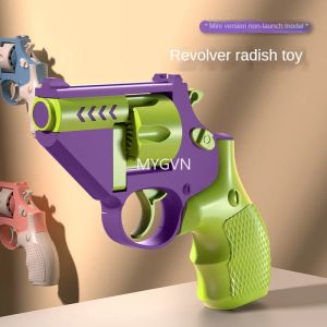 Squirt Revolver Toy Gun Mini Pistol Toy Gun Non-Firing Scientific and Education Model Birthday Gift Decompression Present