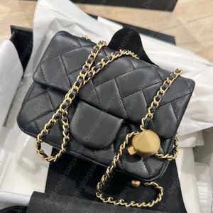 Designer Sling Väskor WOC 23C Purse Women Bag Tasche Luxury Shoulder Bag Sac De Luxe Bolsos Borse Handbag Caviar Leather Classic Flap Wallet On Chain Crossbody Pouch