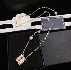 Pendant Necklaces Pearl Earphone Sweater Chain Size Pearl Necklace