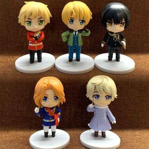 Action Toy Figures 5pcs/set Axis Powers Hetalia Anime Figure Hetalia World Stars Action Figure Collection Model Doll Toys Gifts 10cm AA230413