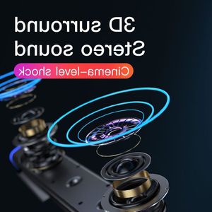 3D 서라운드 사운드 바 Bluetooth 50 스피커 유선 컴퓨터 스피커 스테레오 서브 우퍼 사운드 바 노트북 PC 극장 TV Aux UESH