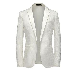 Ternos masculinos Blazers Blazers Masculinos Moda Slim Fit Terno Casaco Inteligente Casual Homens Festa de Casamento Único Botão Vestido Blazers Outerwear Homem Plus Size 231114