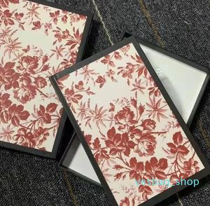 Atacado vintage designer floral bloco de notas escritório livro de negócios caderno presente capa dura em branco página diário notebooks com caixa