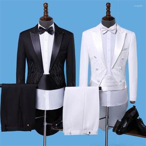 Men's Suits Wedding Tuxedo For Men Blazer Boys Prom Mariage Fashion Slim Host Latest Coat Pant Designs Chorus Groom Clothes