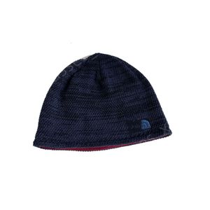 North Beanie Faced Designer Hat Original Kvalitet Vuxen Höst- och vinterbrev broderi Dubbelsidig stickad hatt Mångsidig pulloverhatt för män utomhus varm hatt