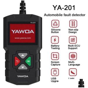 Diagnostiska verktyg YA201 OBD2 CAR TOOL MOTIVE SCANNER MOTOR ANALYZER CODE Reader OBDII SCAN PK CR3001 Tools71741091414524 Drop Delive Dh352