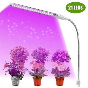 Grow Lights Plant Grow Light USB LED GROW Light Full Purple Phyto Grow Lamp inomhus Phytolamp för växter Blommor Plantor växthus P230413