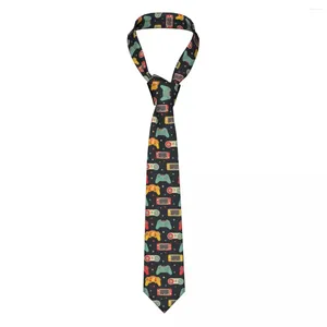 Arco laços casuais arrowhead magro vídeo game controlador padrão gravata gravata fina para homem homem acessórios simplicidade festa formal