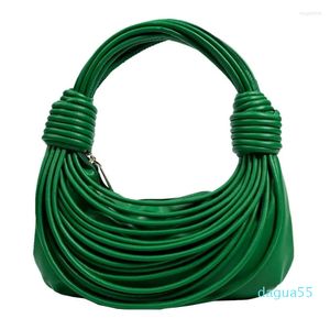 Evening Bags Handbag Designer Crossbody Bag Cute Satchel Noodle ToteWomen Hand Woven Rope Knot Shoulder Fashion Purses