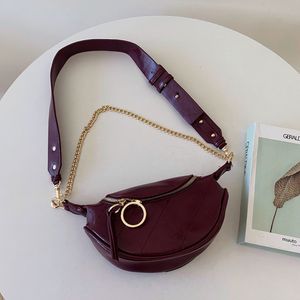 2023New Design Borse All-Match Fanny Pack Female In Super Fire Tide Totch Borse a spalla singola Cross-Body Fashion Chain