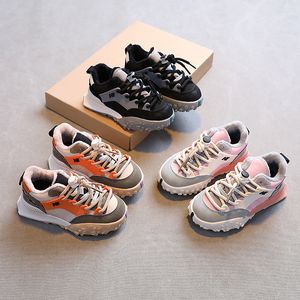 Sneakers pojkar sneakers för fallwinter flickor gamla skor bomull casual barn sportskor 230413