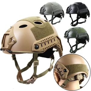 Capacetes de esqui Capacete tático rápido MH PJ Casco Airsoft Paintball Combate Esportes ao ar livre Saltando Cabeça Equipamento de proteção 231113