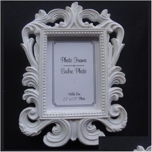 Party Favor Victorian Style Harts White Black Barock Picture/Po Frame Place Card Holder Bridal Shower Favors Gift ZA1230 DR DHCQX