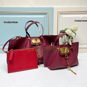 7A Borsa da donna più grande Borsa per la spesa trapuntata in vera pelle da donna di lusso in ottone con catena hardware in metallo Borsa a tracolla con cerniera di grande capacità -V spedizione gratuita