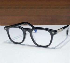 Ny modedesign Square Plank Frame Eyewear Chirp Chirp Optiska glasögon Retro Enkel mångsidig stil med låda kan göra receptbelagda linser