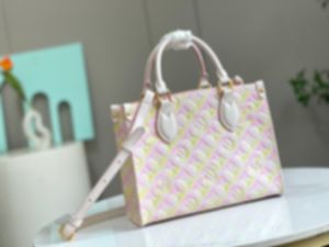 5A NOWOŚĆ Summer Luksusowe Onthego Bag na ramię Designer Top Klasa skórzana swobodna torba na zakupy Tri Color Capsule Serie