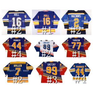 Sl Vintage Wayne Gretzky St. Hockey Jersey Blues Glenn Hall 2 Al Innis 7 Joe Mullen 11 Brian Sutter 16 Brett Hull Shayne Corson Tony