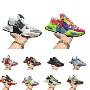 Designer Uomo Scarpe da basket Sneakers Airmaster in materiali misti Tomaia ultraleggera Scarpe casual Sneakers Air Master in nylon multicolor e pelle di vitello Platform Triners