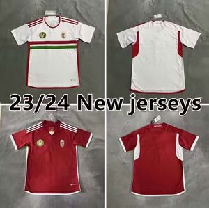 23 24 헝가리 축구 유니폼 국가 대표팀 Maillots de Football 2023 2024 Szoboszlai T 셔츠 Szallai Szalai Ferenczi Gazdag vinicius orban priskin jersey de futbol