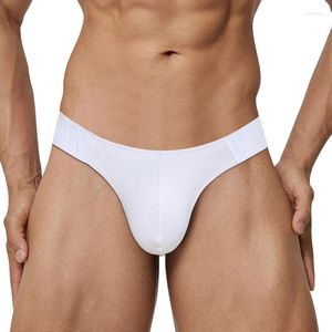 Underpants ADANNU Underwear Homens Briefs Algodão U Convexo Mens Calcinhas Confortáveis Men's Breve Biquíni Cintura Baixa Respirável Homem Slip