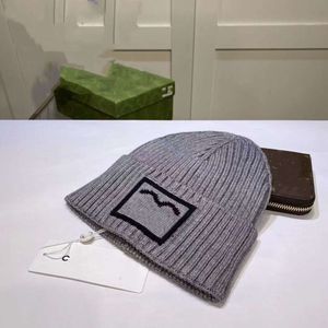 2023 Skull Caps Designer Marca Masculino Luxo Beanie Hat Designer Beanie Feminino Outono e Inverno Nova Pequena Fragrância Moda Tendência Retro Clássico Carta Ao Ar Livre Quente