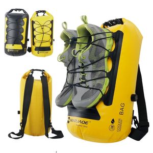 Outdoor Bags 20L Backpack Organizer Dry Wet Separation Storage Waterproof Lightweight for Kayaking Rafting Boating Swimming 231114