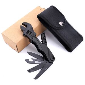 Multi-Tool-Set, tragbar, Edelstahl, Jagdzubehör, EDC für Camping, Wandern, Notfall und Outdoor, Multi-Schraubenschlüssel, Messer, Überlebensausrüstung