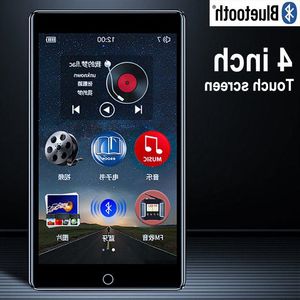 Freeshipping Full Touch Screen MP4 Player Bluetooth 8 GB videospelare med inbyggd högtalarstöd FM Radioinspelning Musik E-bok VAQTR