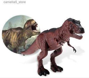 Electric RC Animals RC Dinosaur Snake Remote Control Animal Lizard Triceratops Robots Spider Rat Cobra Insect Caterpilla Pet Kids Toys for Cat Dog Q231114