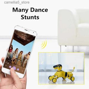 Electric/RC Animals Voice Commands App Control Dog Toy Electronic Pet Funny Interactive Phone Remote Control Puppy Smart RC Robot Dog Kid Toy Q231114