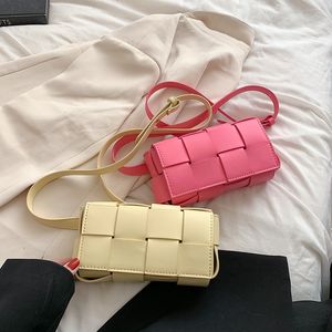 Travesseiro tecido pequeno saco quadrado feminino novo bolso de bolso simples de bolso de peito