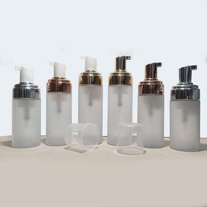 100ml 150ml 200ml travel size liquid soap dispenser foam pump bottle frosted for Shampoo Shower Hand Soap Foaming