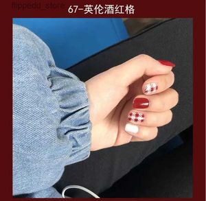 偽の爪新しい到着5パックミックスタイプ24pcs/pack fake neals summerglitter pointed ladies press on designy neal wear nails diy q231114