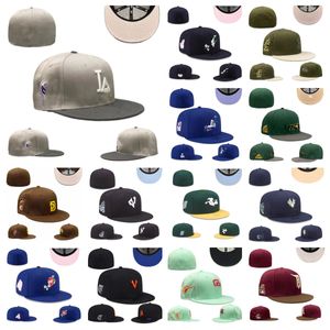 Newest Fitted Baseball Caps Mens Designer Hat All Teams Cotton Embroidery New Era Cap Snapbacks Hats Street Outdoor Sports Sizes Cap Mix Order Size 7-8