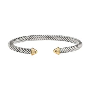 Klassischer Designer-DY-Armband-Schmuck, luxuriöser Modeschmuck, goldene Kuppel-Armbänder mit gedrehter Kordel, kleines Handstück, DY-Schmuck. Weihnachtsgeschenk für Männer und Frauen