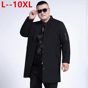 メンズダウンビッグ12xl 10xl 8xl 6xl 2023最高品質の暖かい冬ジャケット風力向上カジュアルアウター濃厚なミディアムロングコートメンパーカー