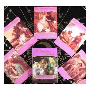 Karty pozdrowienia The Angels Tarot Deck 44 Romance Angel Oracles autorstwa Doreen Virtue Rzadki poza drukowaniem deski gier Drop dostawa Home Garde Dhjvz
