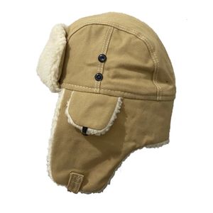 Шапки Trapper Распродажа Gorro Ruso Русская шапка Женская зимняя однотонная кашемировая теплая ушанка Мужская уличная ушанка Trapper Лыжный бомбардировщик Мужская 231113