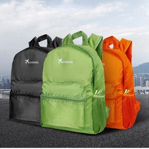 Utomhuspåsar 10L20L Lätt bärbar vikbar vattentät ryggsäck Folding Bag Ultralight Pack för kvinnor Män Travel vandring 231114