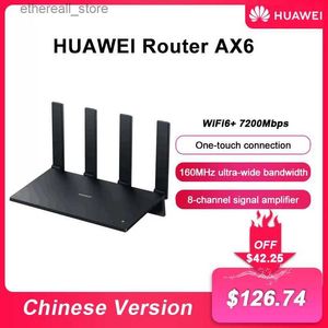 Routers WiFi AX6 WiFi Router Dual band mesh Wi-Fi 6+ 7200Mbps 4k QAM 8 channel signal Wireless Router Repeater Q231114